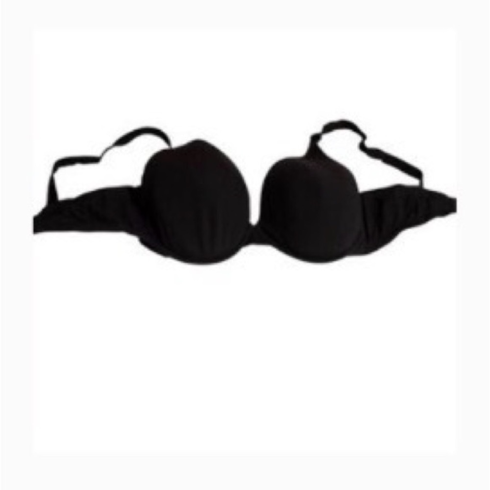 Fruit of the Loom Black T-Shirt Bra - Smooth Molded Cups. 42DD worn once! - Picture 1 of 1
